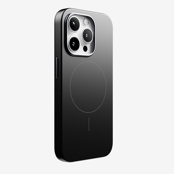 Black snap case designed for the 15 series, featuring a circular MagSafe alignment on the back.