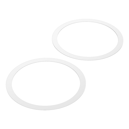 Two circular adhesive rings in white color.